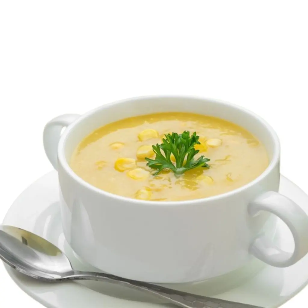 شوربة دجاج بالذرة الحلوة